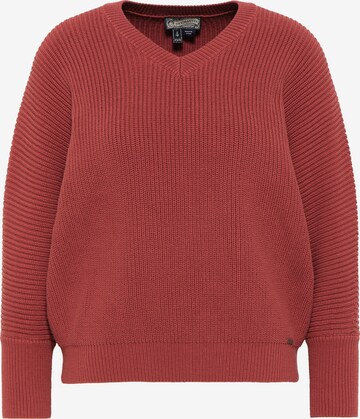 Pull-over DreiMaster Vintage en rouge : devant