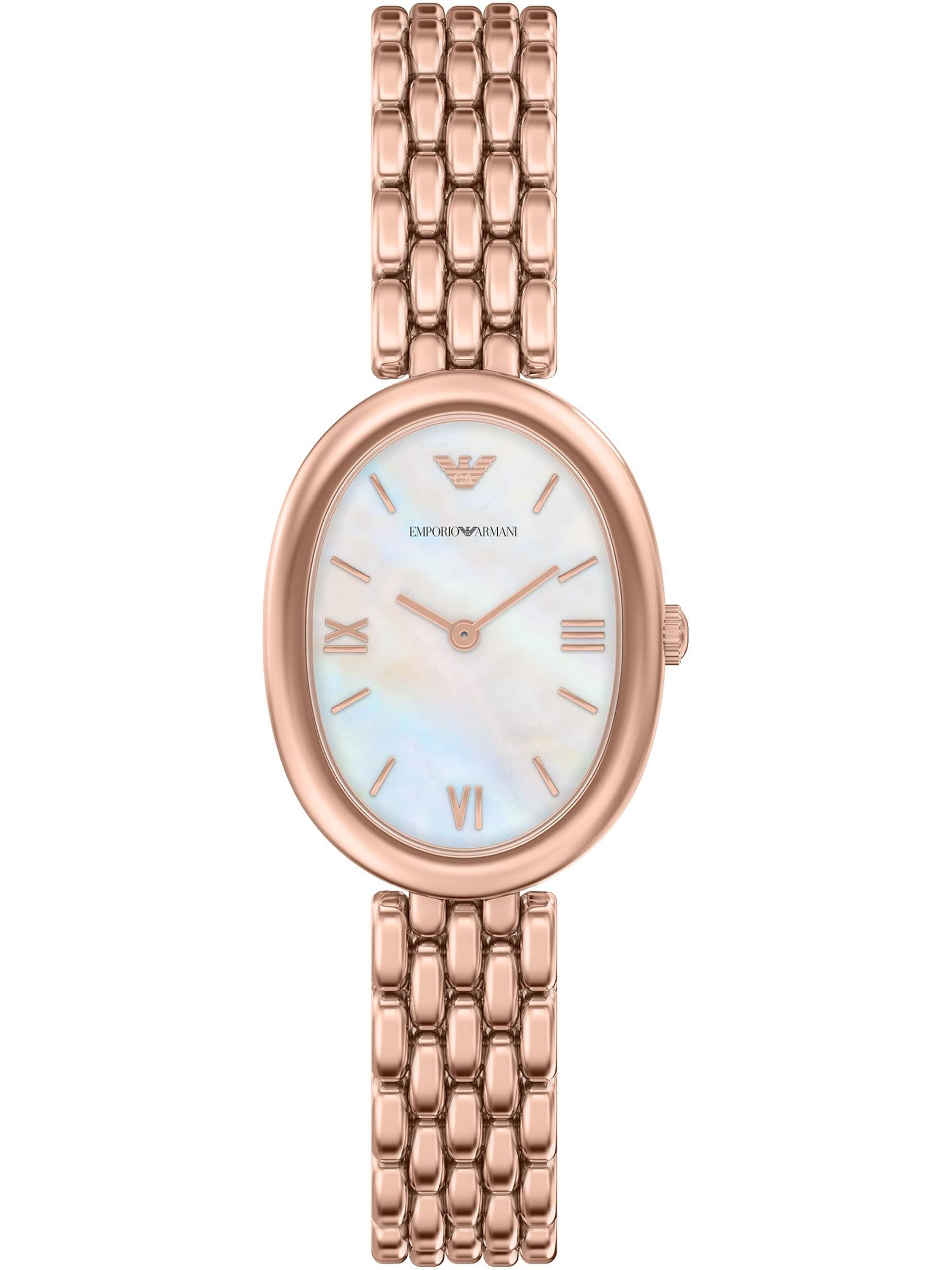 Emporio Armani Analoguhr in Pink: Vorderseite