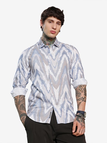 mėlyna Campus Sutra Standartinis modelis Marškiniai 'Kyra': priekis