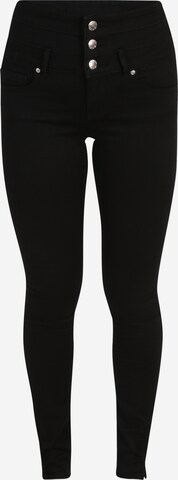 Only Tall Skinny Jeans 'ROYAL' in Black: front