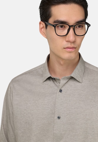 Coupe regular Chemise Boggi Milano en gris