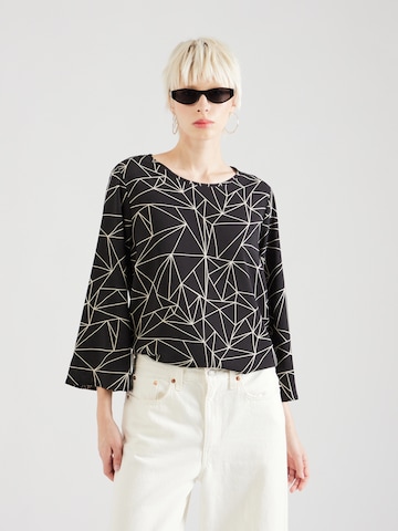 JDY Blouse 'PIPER' in Zwart: voorkant