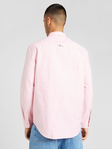 Tommy Jeans Regular Fit Hemd in Pink