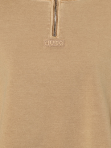 Sweat-shirt ' Dacora ' HUGO Blue en beige