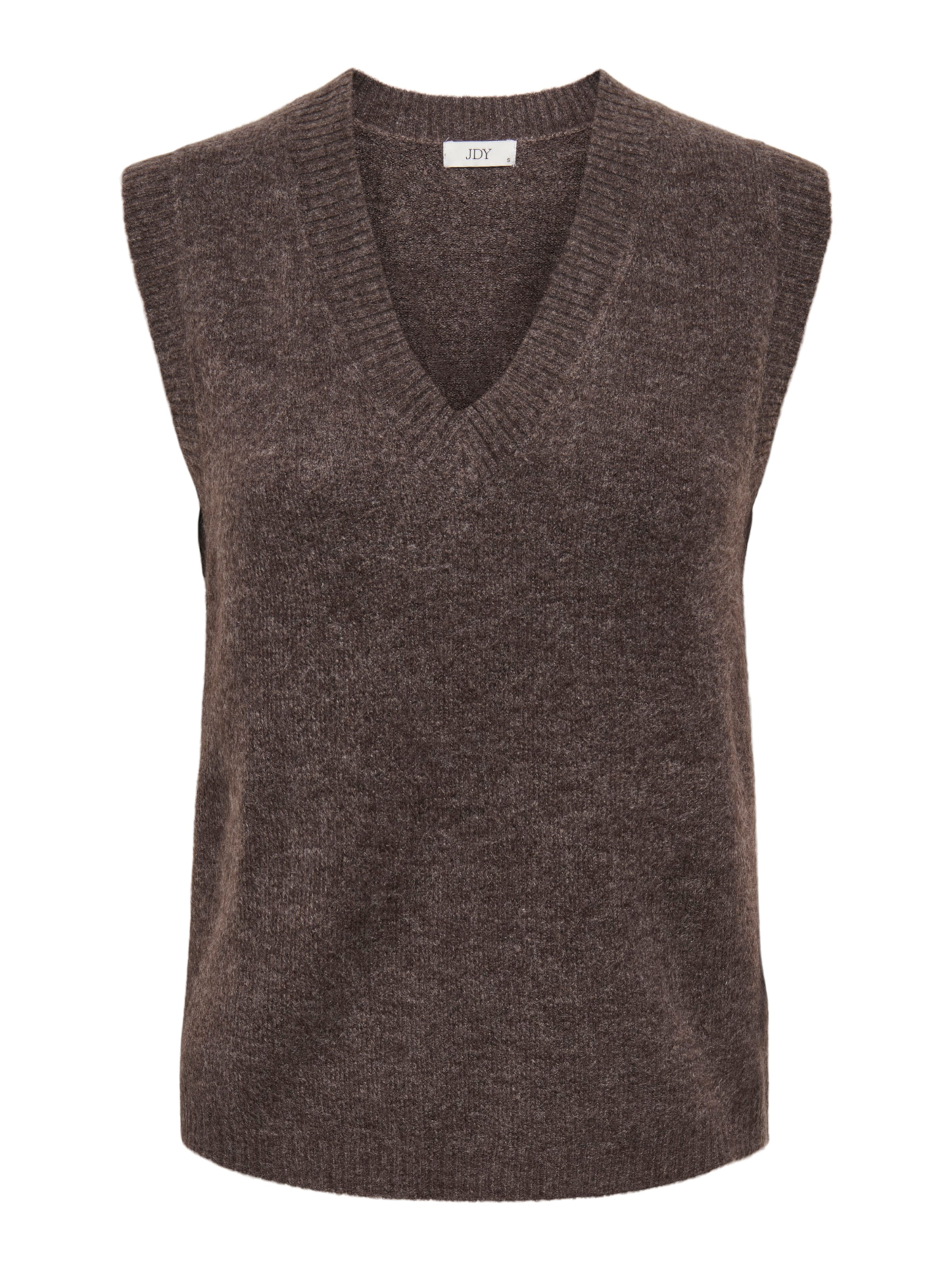 JDY Sweater 'JDYELANORA' in Brown: front