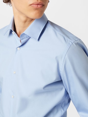 HUGO Slim fit Button Up Shirt 'Jenno' in Blue