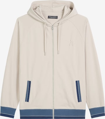 Marc O'Polo - Sudadera con cremallera ' Heavy Jersey ' en beige: frente