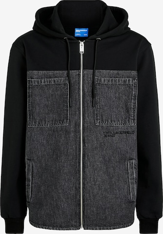 KARL LAGERFELD JEANS Välikausitakki värissä musta: etupuoli