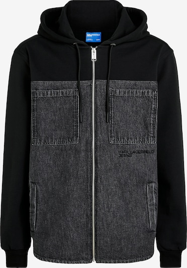 KARL LAGERFELD JEANS Prijelazna jakna u crna / crni traper, Pregled proizvoda