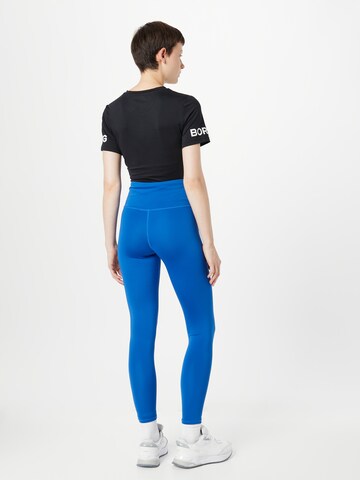 BJÖRN BORG Skinny Workout Pants in Blue