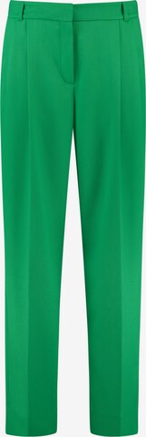 TAIFUN Pleat-Front Pants in Green: front