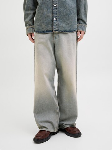 JACK & JONES Wide leg Jeans 'JJIDAVE' in Blue: front