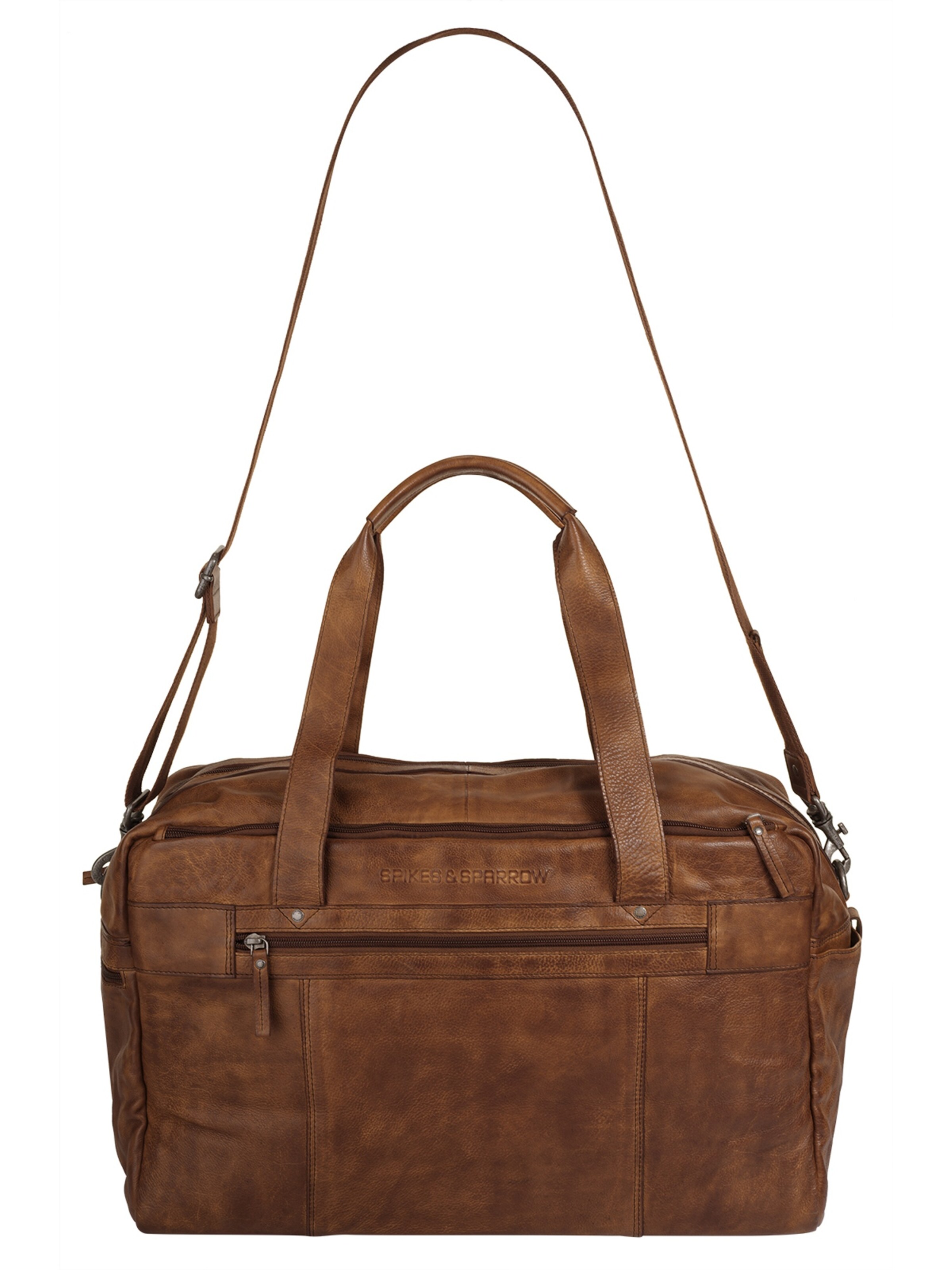 Spikes & Sparrow Travel bag 'WEEKENDER' in Brown