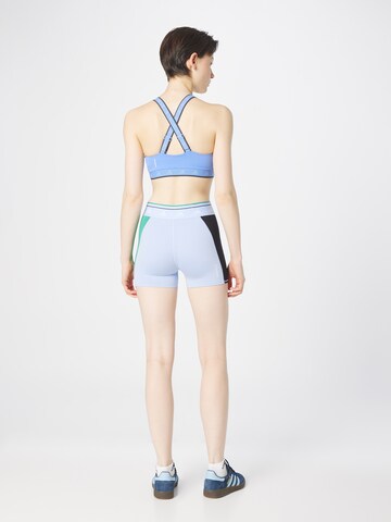 Skinny Pantalon de sport 'Techfit Colorblock 3-Inch' ADIDAS PERFORMANCE en bleu
