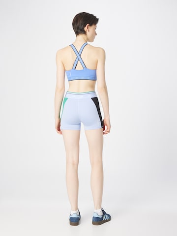 ADIDAS PERFORMANCE Skinny Športové nohavice 'Techfit Colorblock 3-Inch' - Modrá
