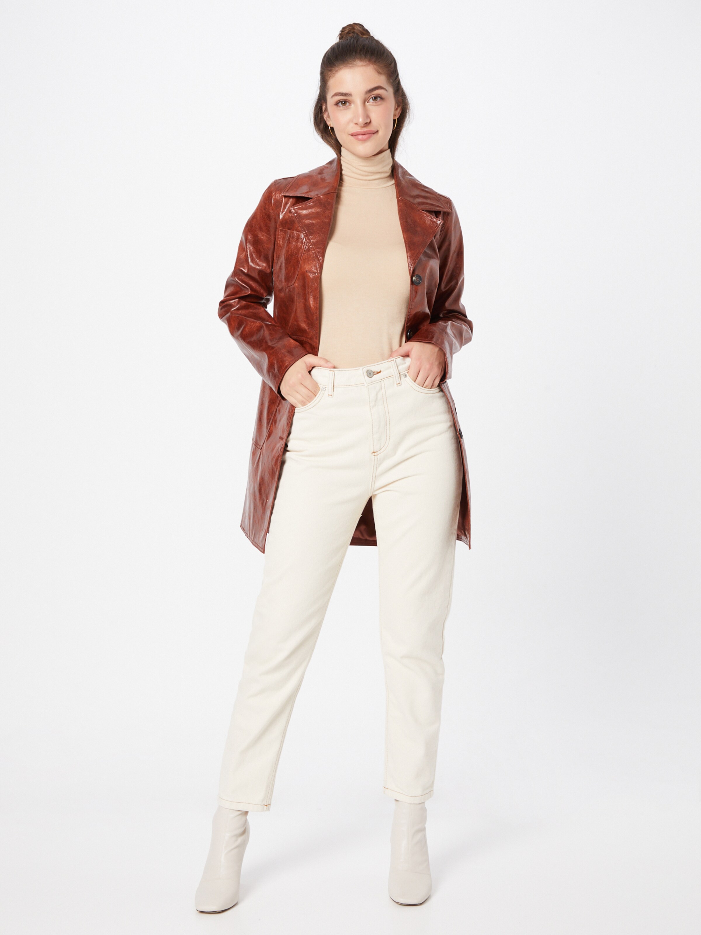 Frauen Shirts & Tops Y.A.S Shirt 'WOOLA' in Sand - FK68415 Frauen Shirts & Tops Y.A.S Shirt 'WOOLA' in Sand - FK68415