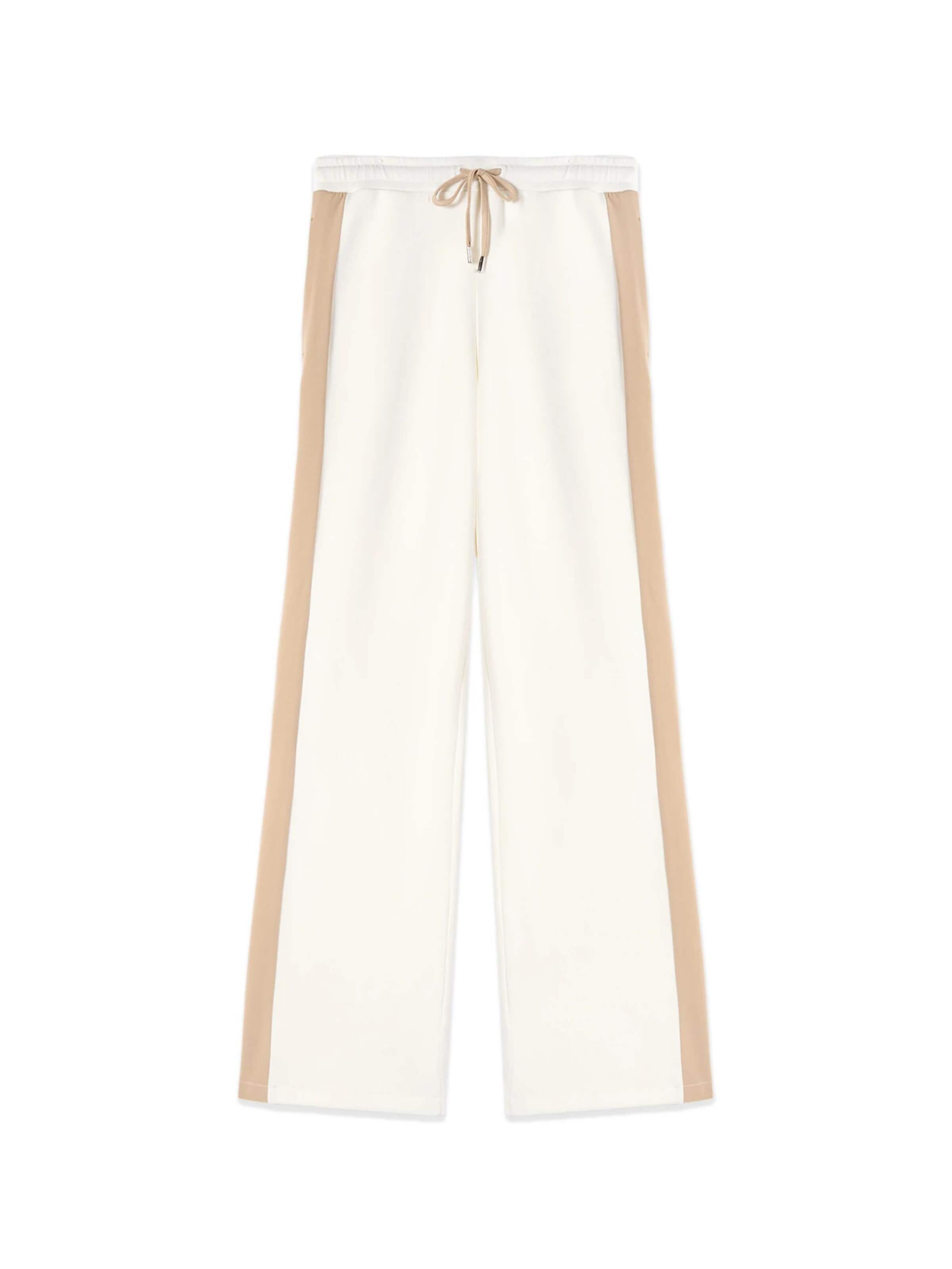 oltre - Ropa ancha Pantalón en blanco: frente