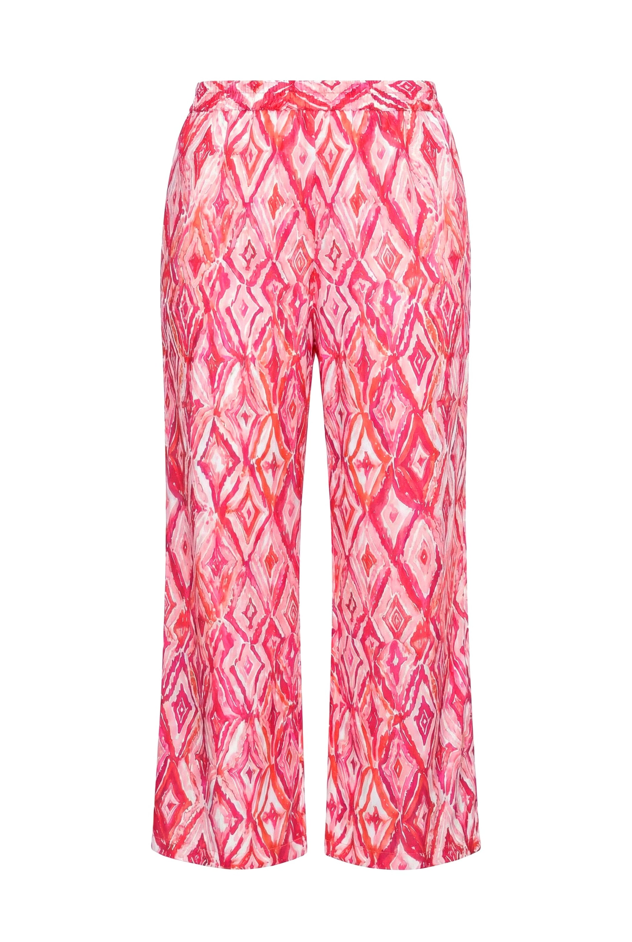 Angel of Style Wide leg Trousers in Pink: front