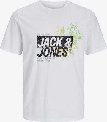 JACK & JONES Футболка 'JJJaxon' в Белый: спереди