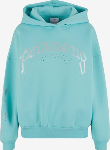 Bluză de molton de la Felicious pe albastru: față