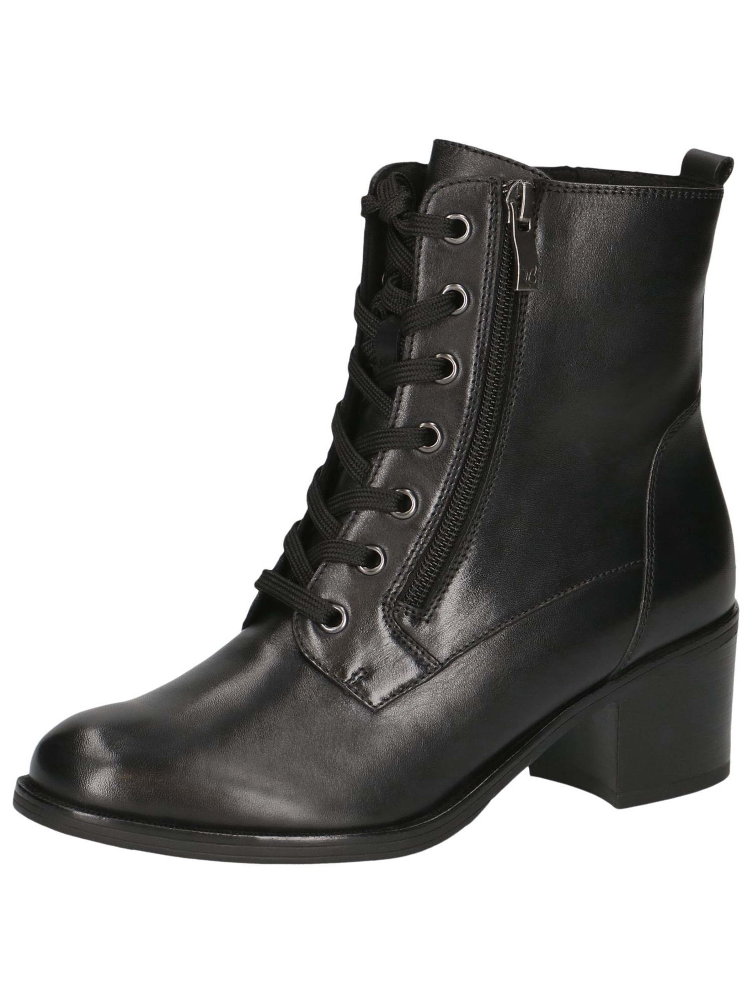 CAPRICE Veterlaarsjes in Zwart: voorkant