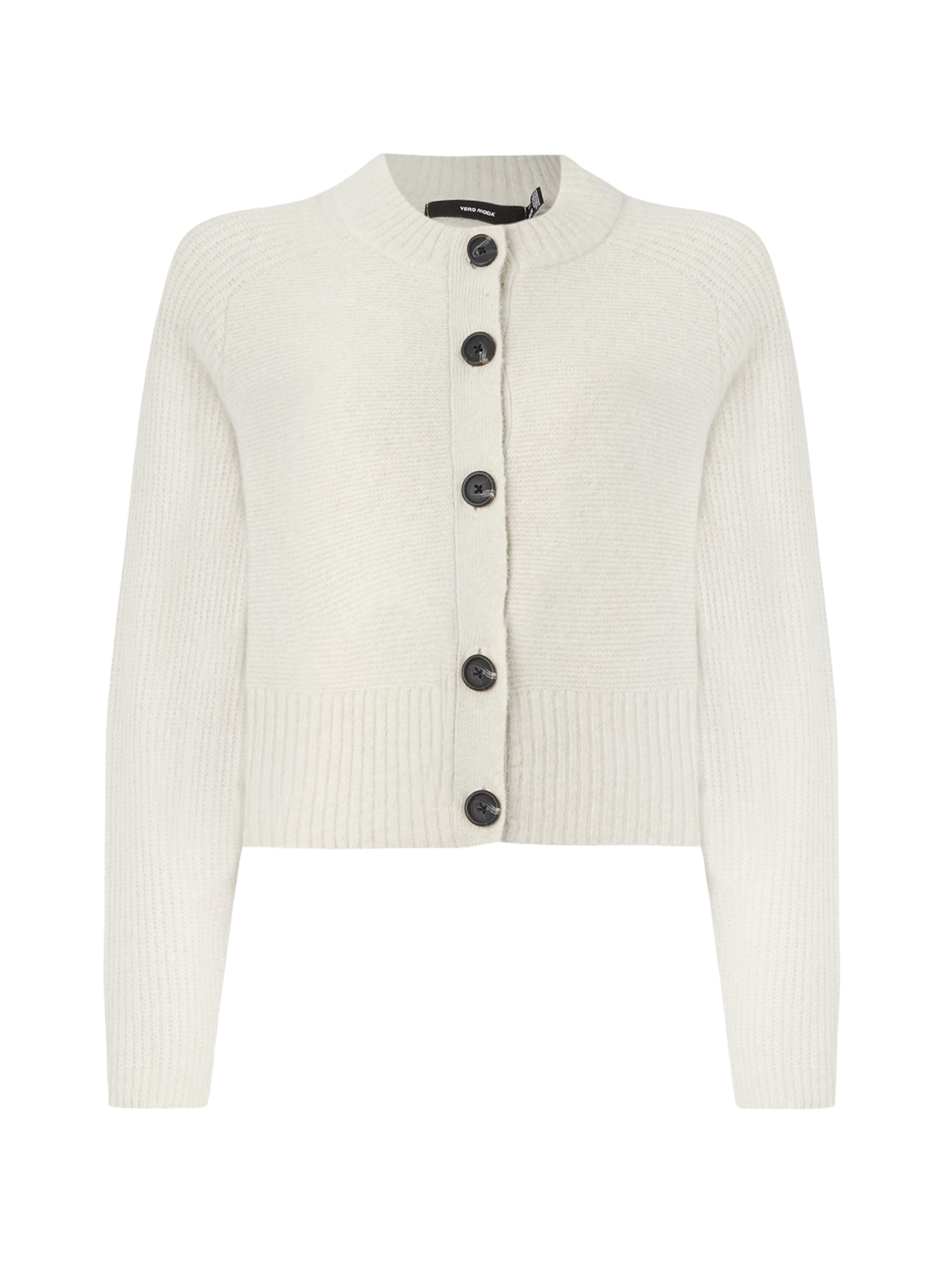 VERO MODA Knit Cardigan 'BANG' in Beige: front