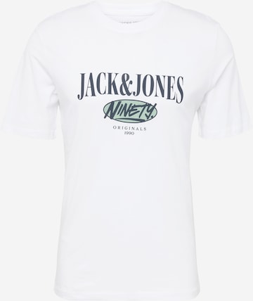 T-Shirt 'COBIN' JACK & JONES en blanc : devant
