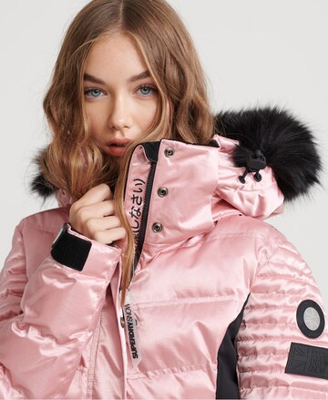 Superdry Snow Skijacke 'Luxe' in Pink