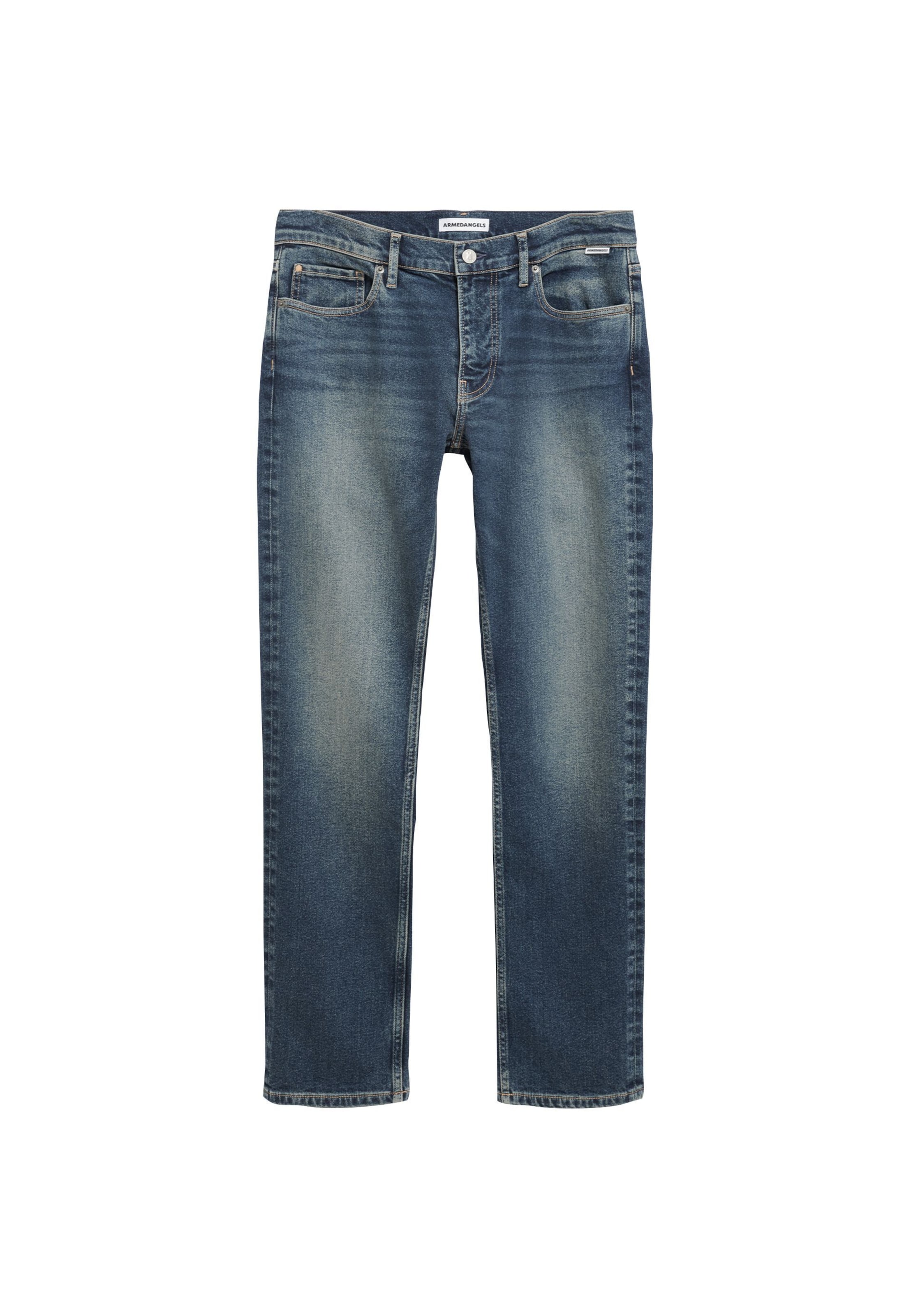 ARMEDANGELS Slimfit Jeans 'Iaan' in Blauw: voorkant