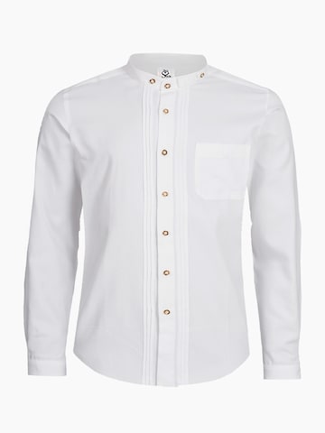 HerzSticht Traditional Shirt 'Feichteck' in White: front
