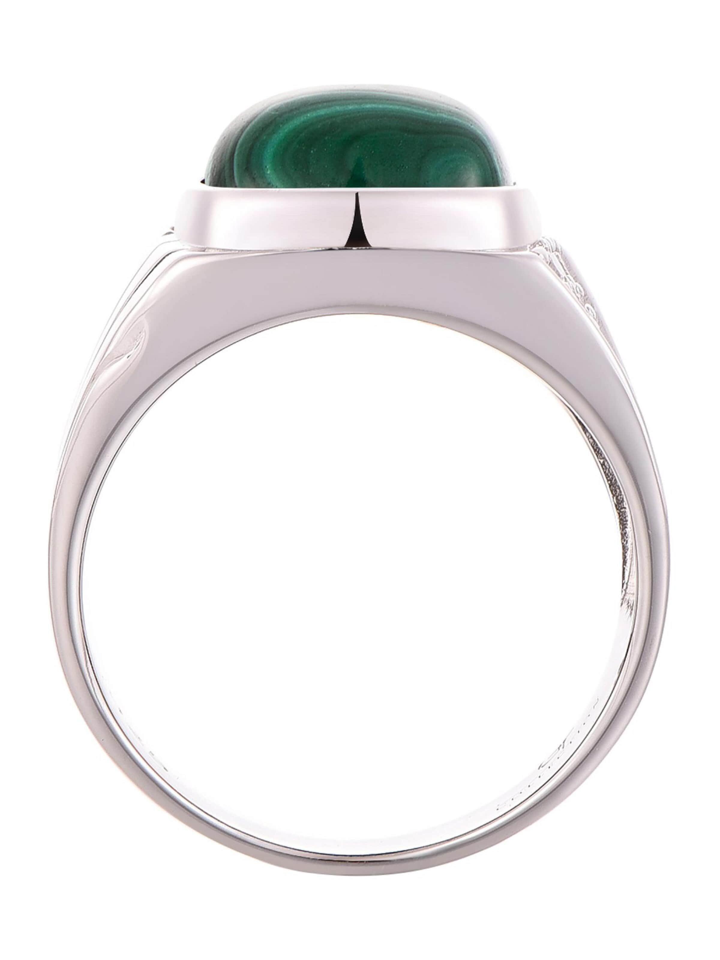 GT Collection Ring  'MALACHITE' in Silber
