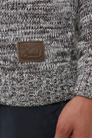 !Solid Strickjacke 'Pomeroy' in Braun