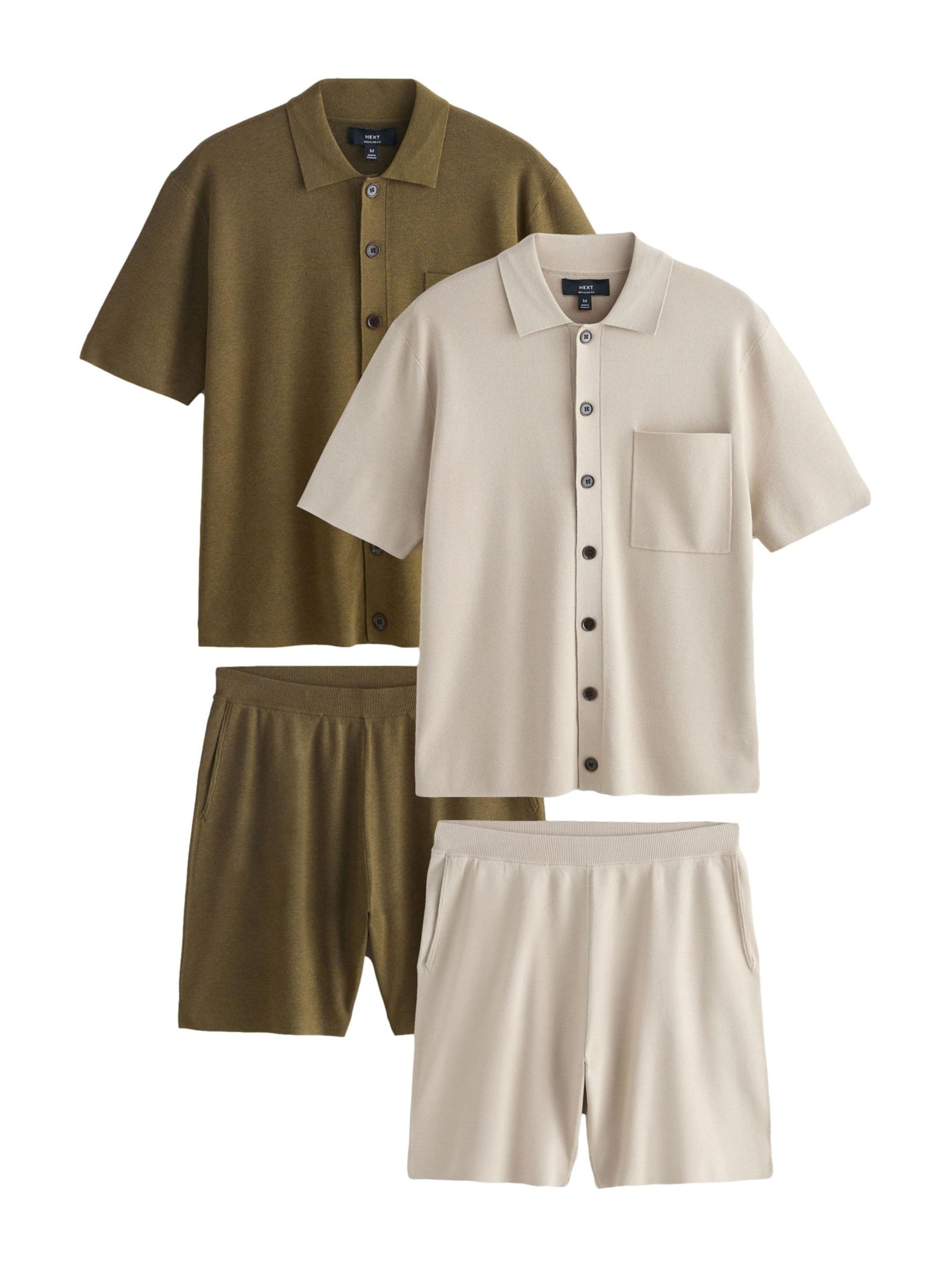 Trening Next pe ecru / oliv, Vizualizare produs