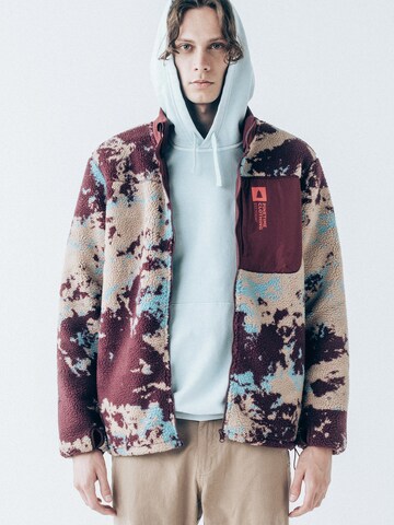 Pinetime Clothing Fleece jas 'The Moss Jacket' in Gemengde kleuren: voorkant