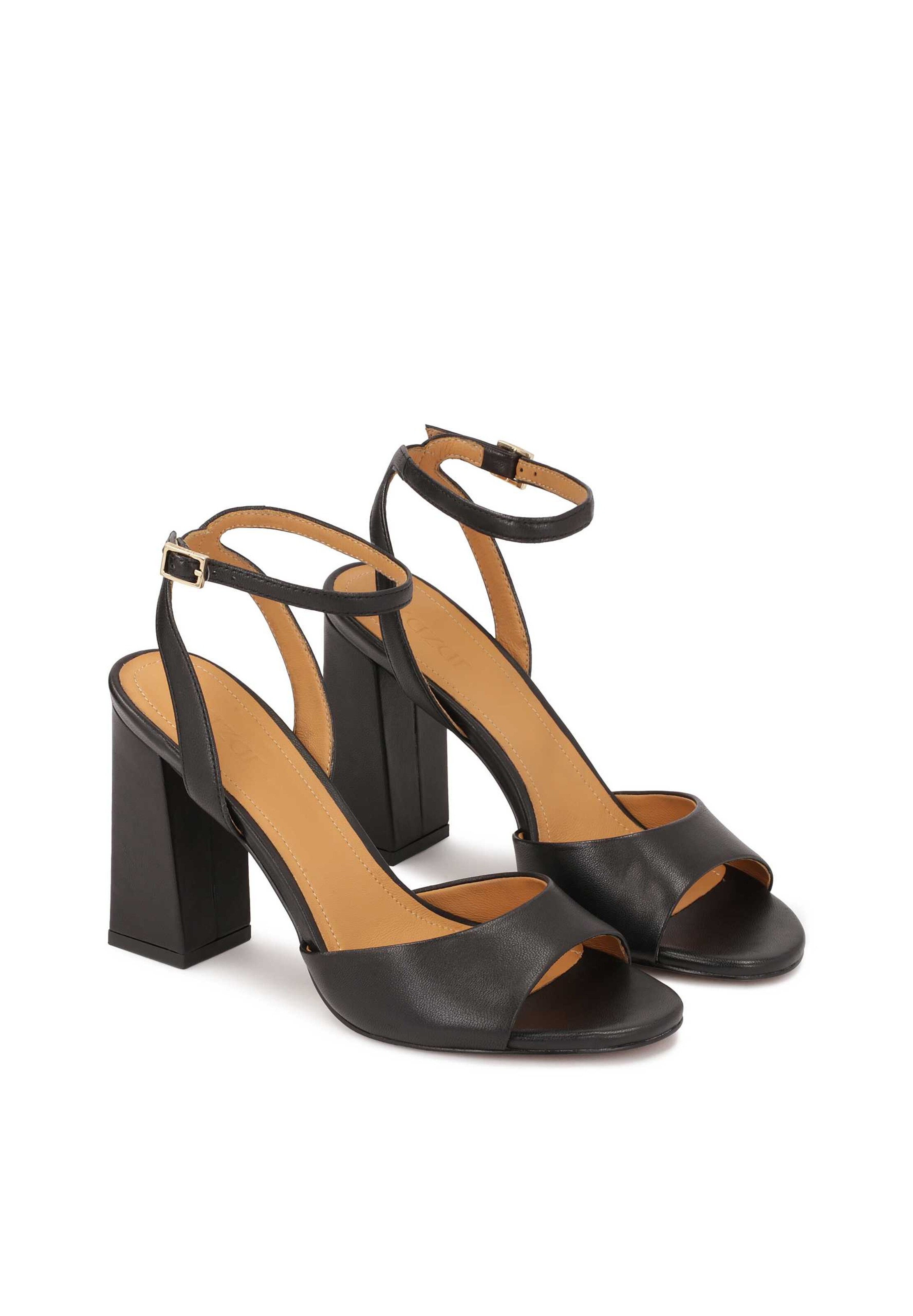Kazar Strap sandal in Black