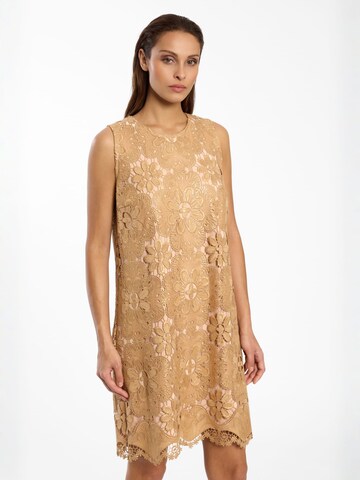 Ana Alcazar Kleid 'Daili' in Beige: Vorderseite