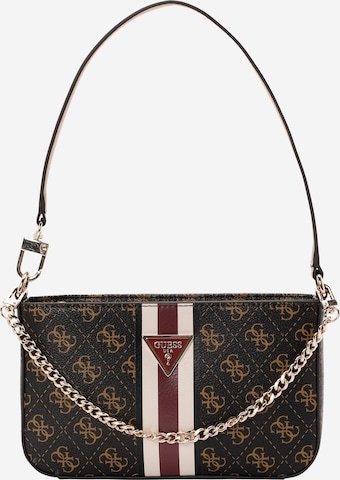 GUESS Handbag NOELL in Cappuccino Dark Brown ABOUT YOU