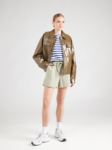 ONLY Regular Trousers 'ONLCaro' in Green