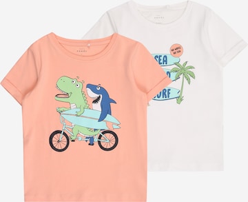 NAME IT Tričko 'NMMVUX' - Biela: predná strana