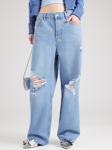 Wide Leg Jean 'COLUMN' TOPSHOP en bleu : devant