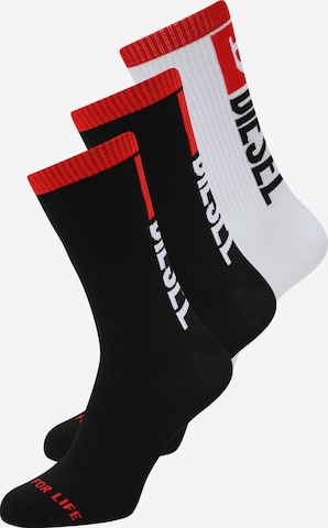 DIESEL Socks 'RAY' in Black: front