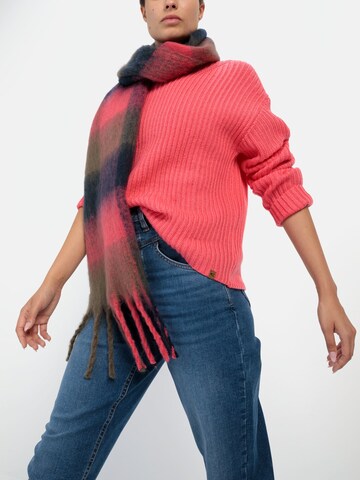 CAMEL ACTIVE Strickpullover mit Rollkragen in Pink