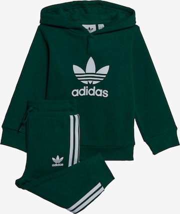 ADIDAS ORIGINALS Träningsoverall 'Adicolor' i grön: framsida