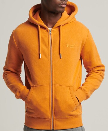 Superdry Sweatjacke in Orange