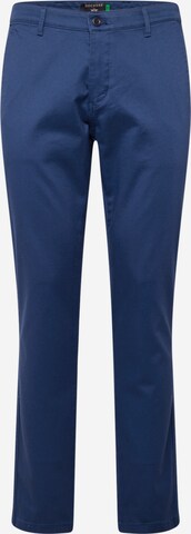 Pantaloni eleganți de la Dockers pe albastru: față
