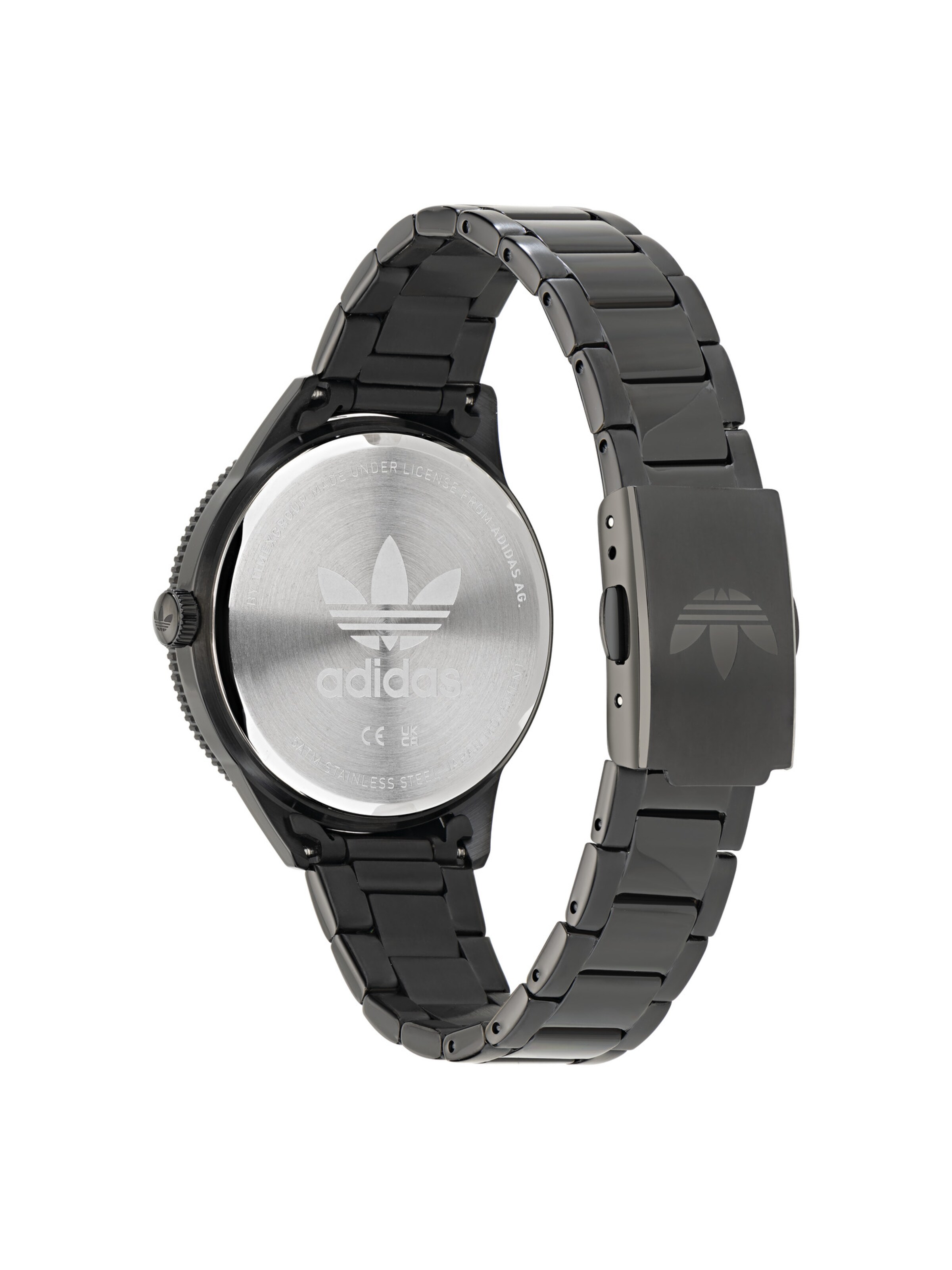 ADIDAS ORIGINALS Analoog horloge Fashion Edition Three in Zwart ABOUT YOU