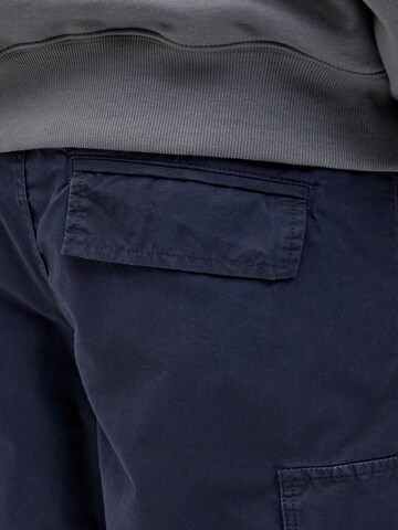 JACK & JONES Loosefit Cargobukser 'JPSTCOLE MATEO' i blå