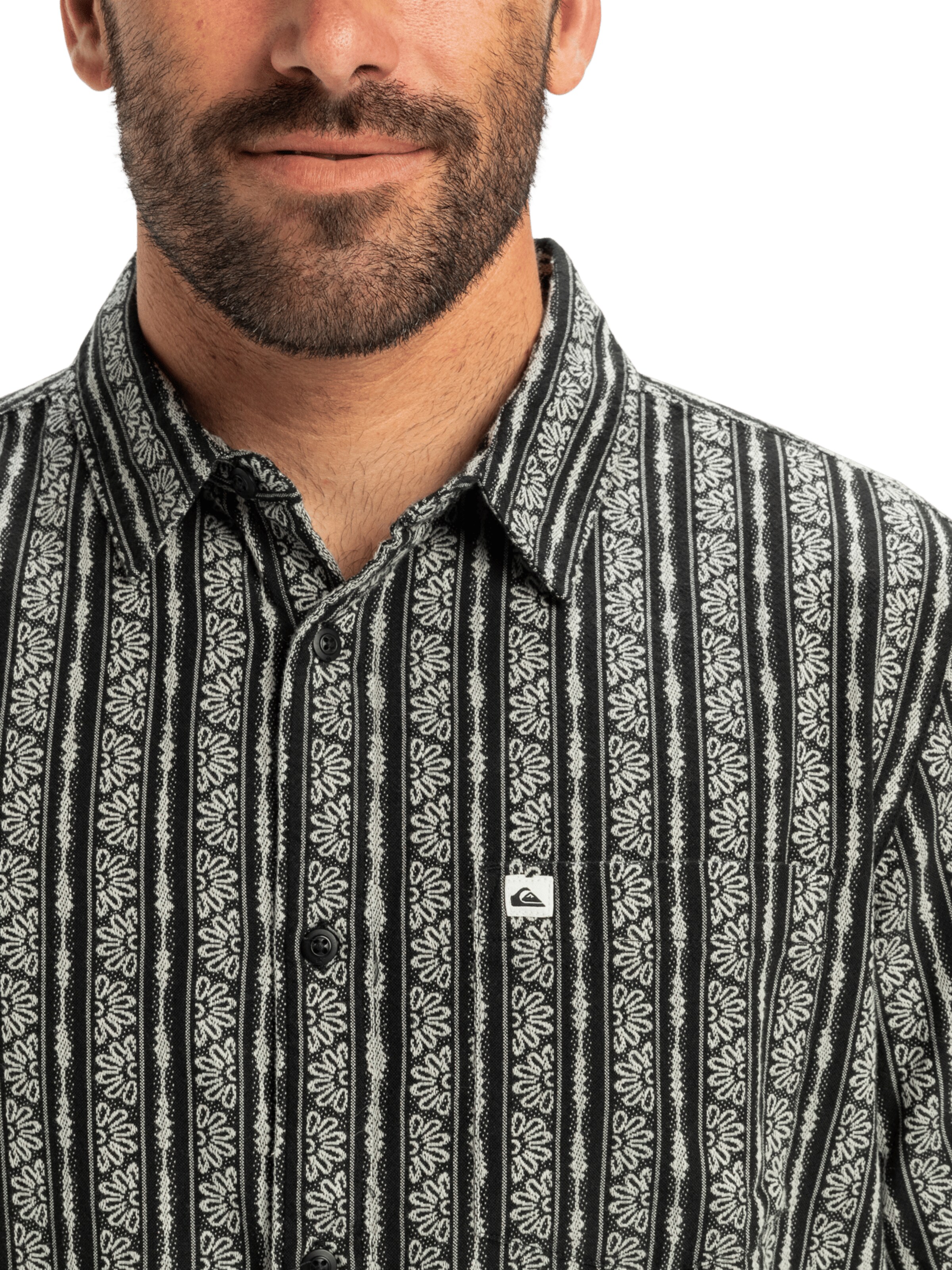 QUIKSILVER Regular fit Overhemd 'Street Way' in Zwart