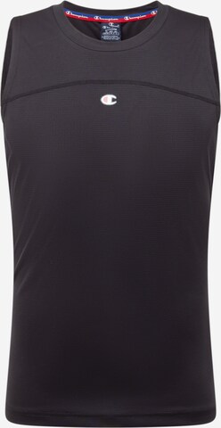 Tricou funcțional de la Champion Authentic Athletic Apparel pe negru: față