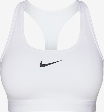 NIKE Μπουστάκι Αθλητικό σουτιέν 'SWSH' σε λευκό: μπροστά